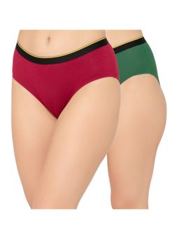 Bummer - Womens Solid Micro Modal Hipsters Panties Combo (Pack of 2)
