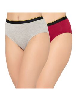 Bummer - Womens Solid Micro Modal Hipsters Panties Combo (Pack of 2)