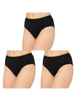 Bummer - Womens Solid Micro Modal Hipsters Panties Combo (Pack of 3)