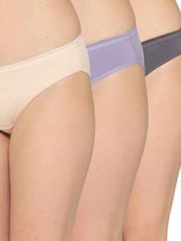 Wacoal - Cotton Low Waist Medium Coverage Everyday Wear Bikini Panty (Pack of 3)