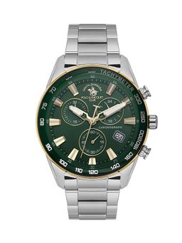 Santa Barbara Polo & Racquet Club - Men Quartz Green Dial Analog Watch - SB.1.10430-7 (M)
