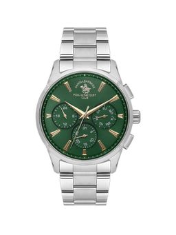 Santa Barbara Polo & Racquet Club - Men Quartz Green Dial Analog Watch - SB.1.10648-4 (M)