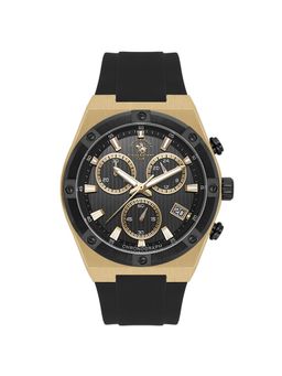 Santa Barbara Polo & Racquet Club - Men Quartz Black Dial Analog Watch - SB.1.10659-3 (M)