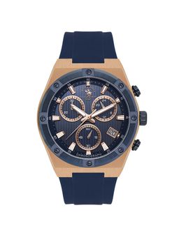 Santa Barbara Polo & Racquet Club - Men Quartz Blue Dial Analog Watch - SB.1.10659-5 (M)