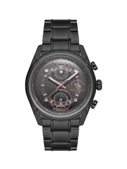 Santa Barbara Polo & Racquet Club - Men Quartz Black Dial Analog Watch - SB.1.10666-5 (M)