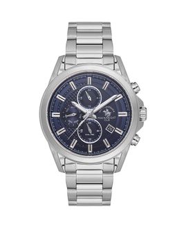 Santa Barbara Polo & Racquet Club - Men Quartz Blue Dial Analog Watch - SB.1.10675-2 (M)