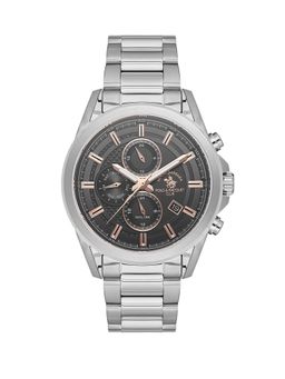 Santa Barbara Polo & Racquet Club - Men Quartz Black Dial Analog Watch - SB.1.10675-3 (M)