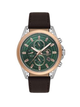Santa Barbara Polo & Racquet Club - Men Quartz Green Dial Analog Watch - SB.1.10676-4 (M)
