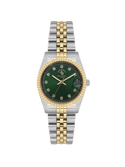 Santa Barbara Polo & Racquet Club - Women Quartz Green Dial Analog Watch - SB.4.10034-4 (M)
