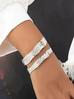 AQUASTREET - Silver Plated Statement Bracelet