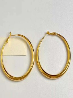 AQUASTREET - Gold Plated Statement Pair Of Earrings
