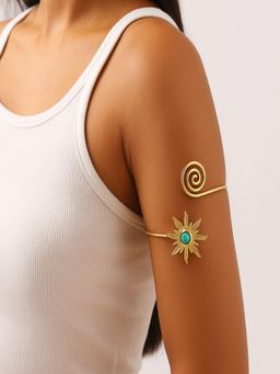AQUASTREET - Blue Gold Plated Contemporary Armlet