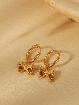 AQUASTREET - Gold Plated Statement Pair Of Earrings