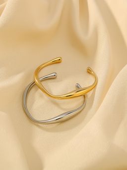 AQUASTREET - Multi-Color Gold Plated Statement Bracelets