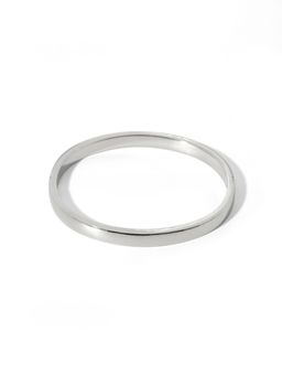 AQUASTREET - Silver Plated Minimal Bangle Bracelet