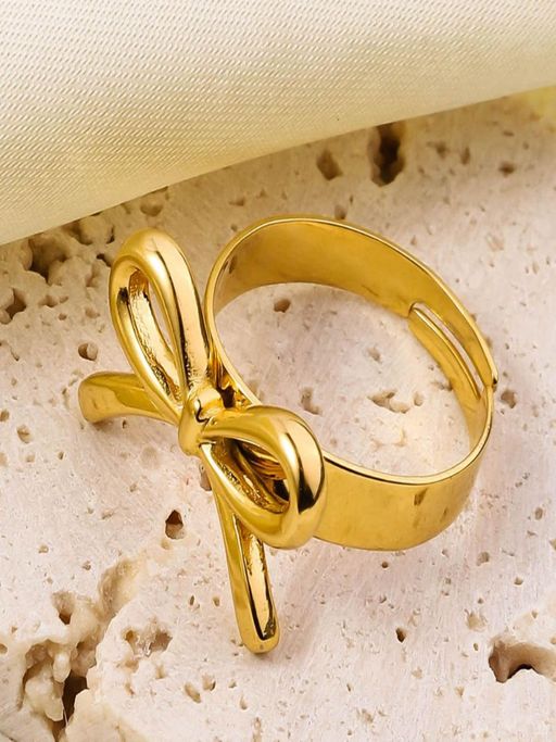 AQUASTREET Gold Plated Minimal Ring