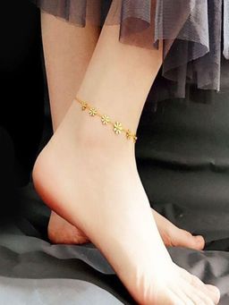 AQUASTREET - Gold Plated Statement Anklet