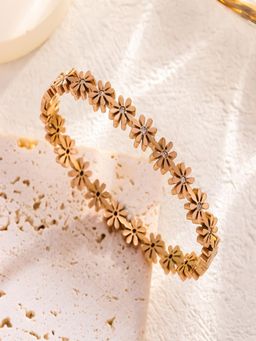 AQUASTREET - White Plated Minimal Bangle Bracelet