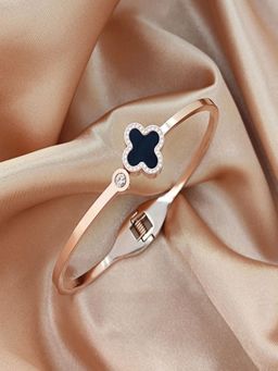 AQUASTREET - White Rose Gold Plated Stones Bracelet