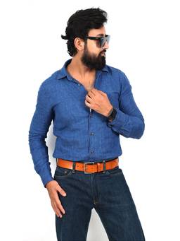 Berbanto - Tan Hand Painted Leather Belt