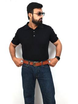 Berbanto - Tan Western Leather Belt