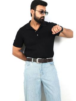 Berbanto - Dark Brown Western Leather Belt