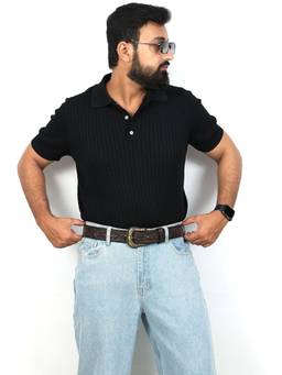 Berbanto - Dark Brown Western Leather Belt