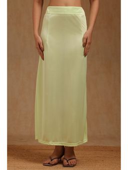 Soch - Womens Light Green Spandex Solid Saree Shapewear