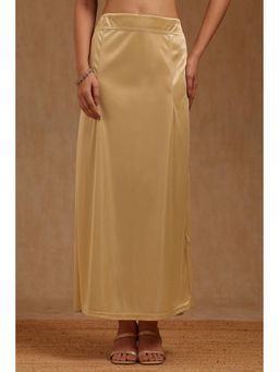 Soch - Womens Beige Spandex Solid Saree Shapewear