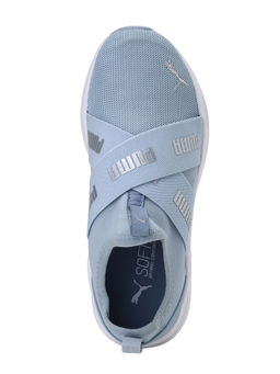 Puma - Wired Run Slip On Flash Jr Unisex Blue Running Shoes