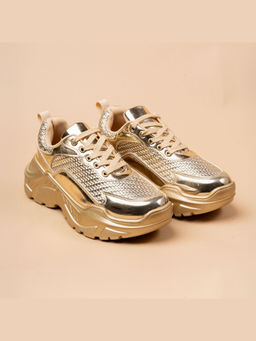 VANSON - Goldberg Gold Sneakers
