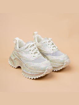 VANSON - Galaxy Embellished Bling Sneakers