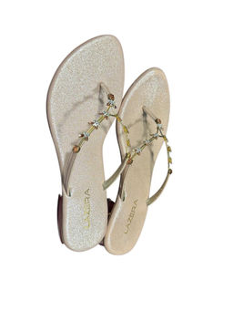 LAZERA SHOES - Dazzle Party Beige Flats