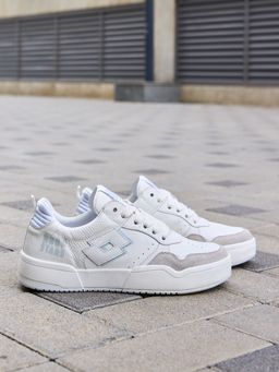 LOTTO - Hoop Star OG White Leather Sneakers for Men