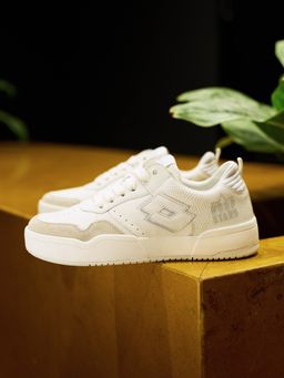 LOTTO - Hoop Star OG White Leather Sneakers for Women