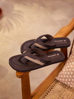 LOTTO - Spring Step Brown Flipflops for Men