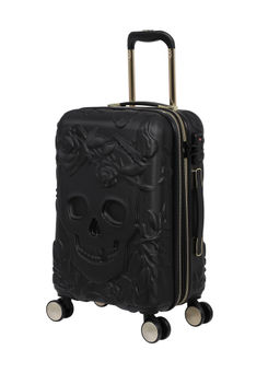 it luggage - Skull Black Cabin 20 Inches Expandable Hardsided SuitCase Trolley Bag With TSA Lock