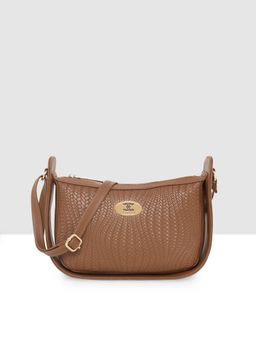 ESBEDA - Tan Colour Texture Sling Bag for Women