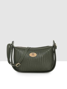 ESBEDA - Olive Colour Texture Sling Bag for Women