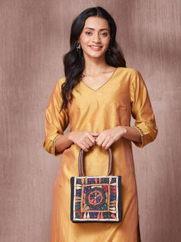 Fabindia - Black Cotton Handbag