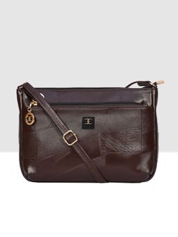 ESBEDA - Brown Stylish Textured Sling Bag