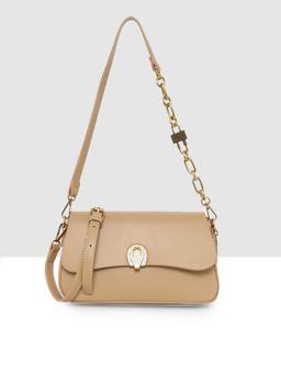 ESBEDA - Beige Casual Elegant Sling Bag with Detachable Strap