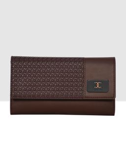 ESBEDA - Brown Wicker Pattern Wallet