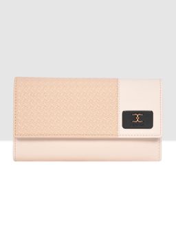 ESBEDA - Cream Wicker Pattern Wallet