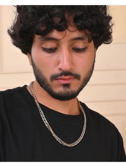 VOJ - Men Dual-Plated Stainless Steel Linked Fashionable Chain