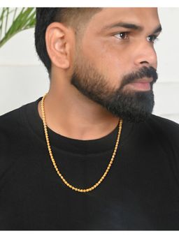 VOJ - Gold Plated Evileye Men Designer Chain