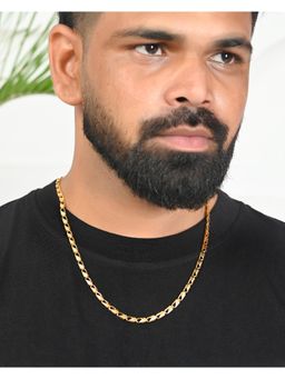 VOJ - Gold Plated Men Designer Chain