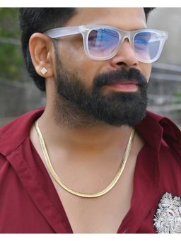 VOJ - Gold Plated Thick Flat Snake Chain