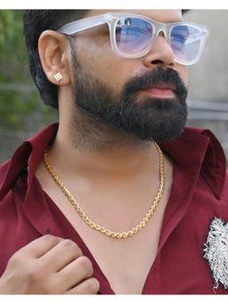 VOJ - Gold Plated Designer Contemporary Chain For Men