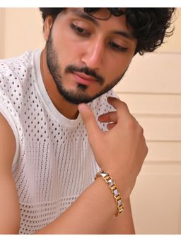 VOJ - Dual Plated Mens Loose Bracelet